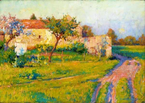 Robert William Vonnoh - Spring in France (1890)