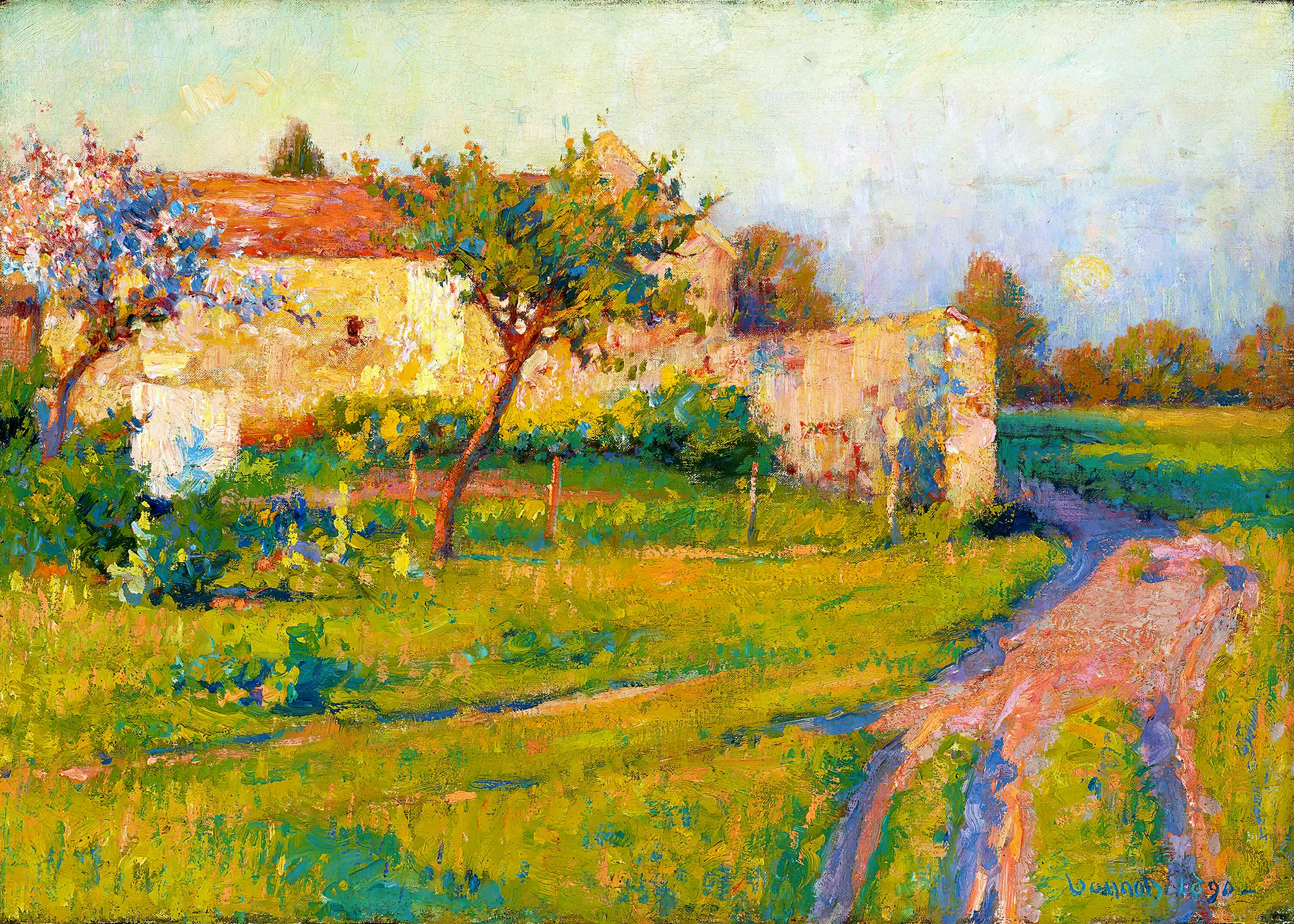 Robert William Vonnoh - Spring in France (1890)