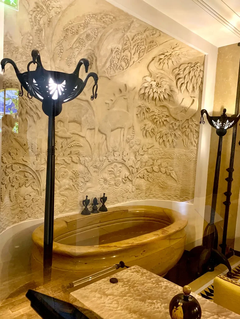 Sienna marble bath of Jeanne Lanvin, Museum of Decorative Arts, Paris