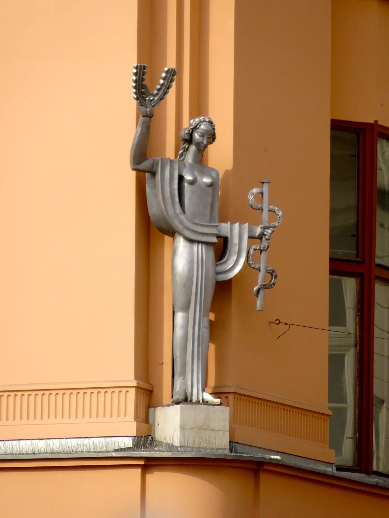 Statue of Hygieia, Kraków, Poland (1932)