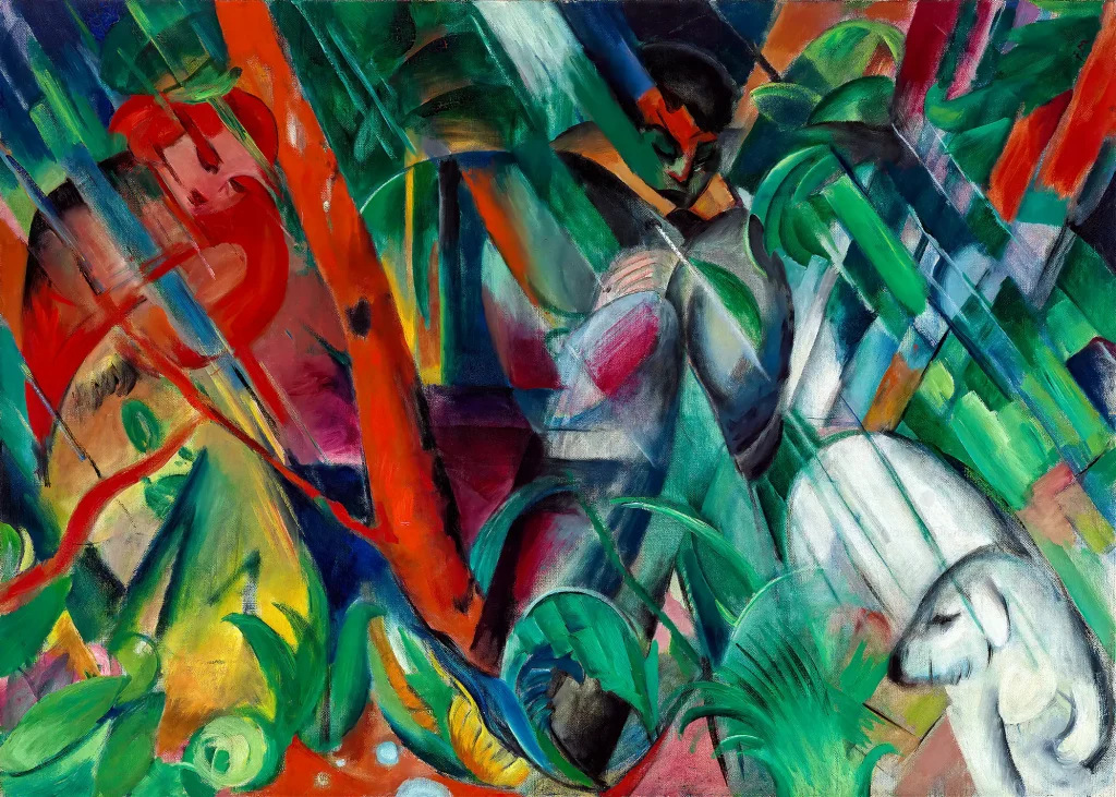 Franz Marc - In the Rain (1912)