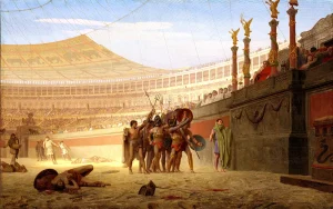 Jean-Léon Gérôme - Ave Caesar Morituri te Salutant (1859)