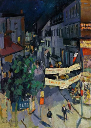 Konstantin Korovin - Vichy at Night (1861-1939)