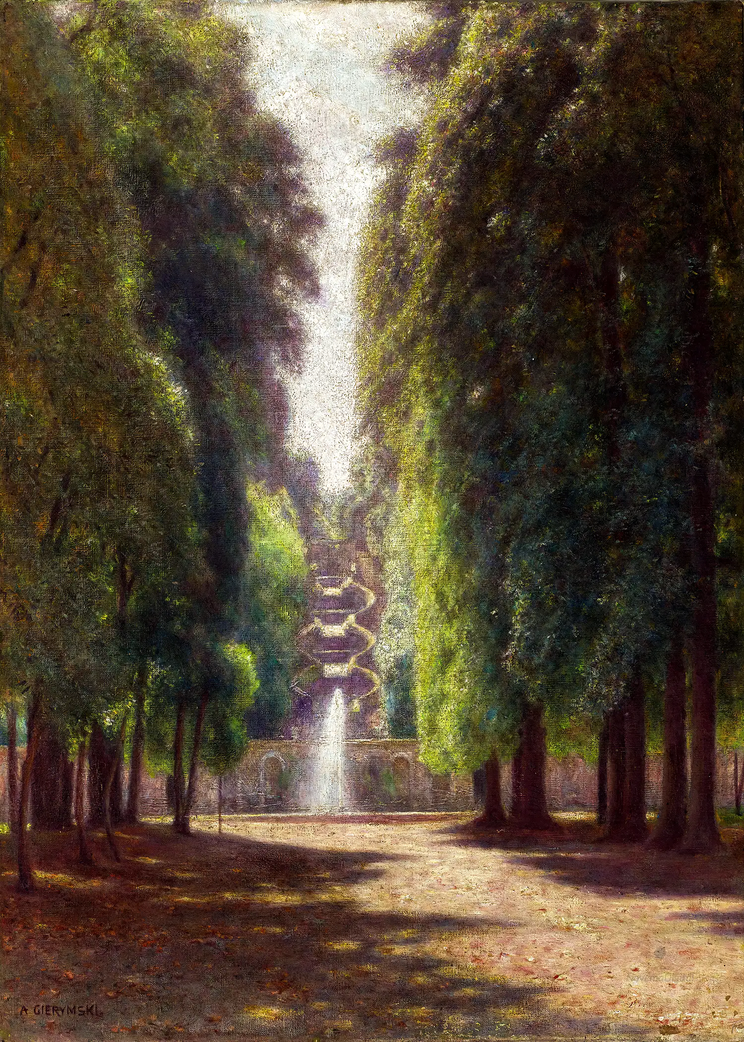 Aleksander Gierymski - Villa Torlonia in Frascati (1895-97)