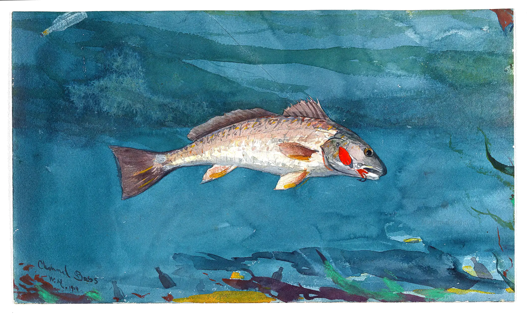 Winslow Homer - Channel Bass (1904)