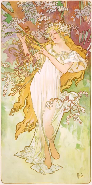 Alphonse Mucha - Spring (1896)