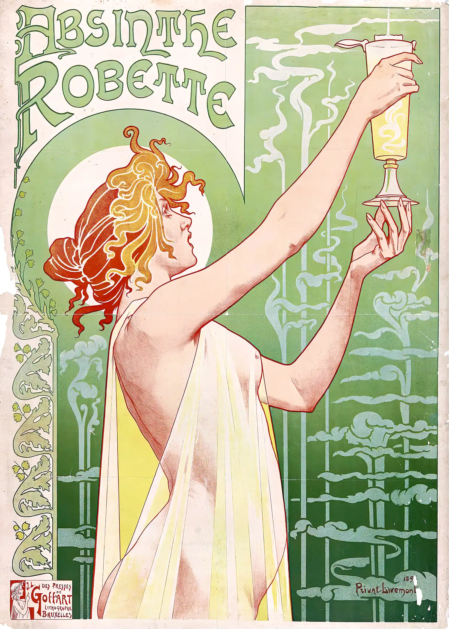 Henri Privat-Livemont - Absinthe Robette (1896)