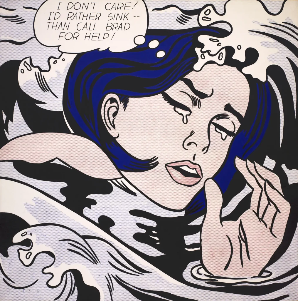 Roy Lichtenstein - Drowning Girl (1963)