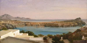 Frederic Leighton - Lindos, Rhodes (1867)