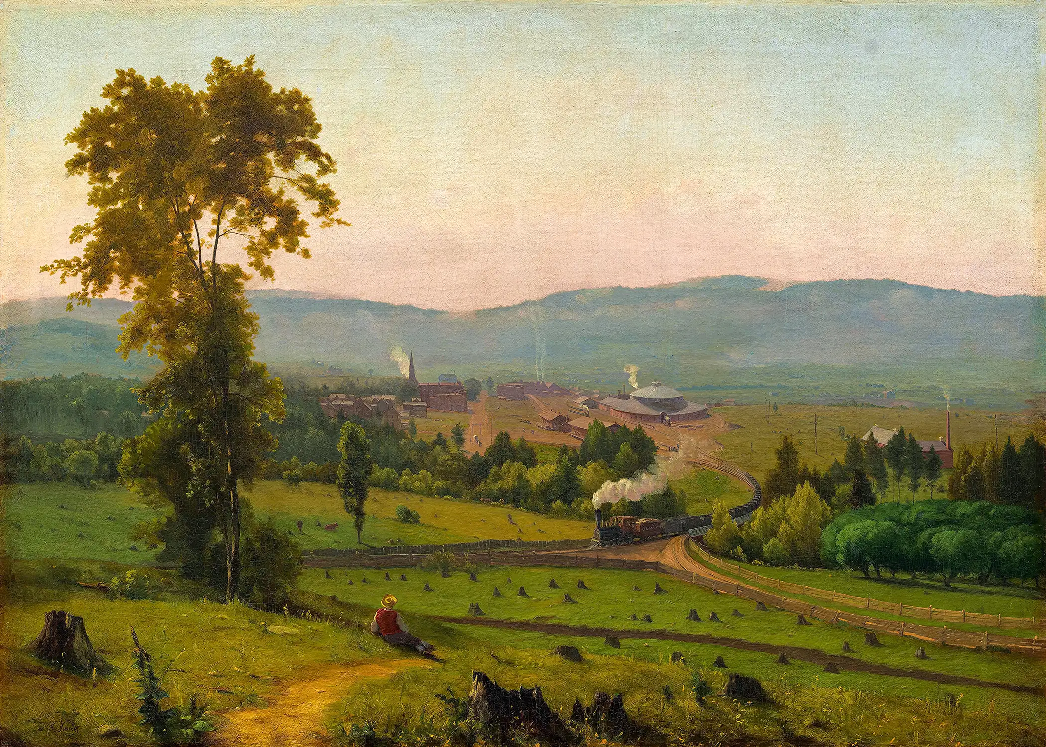 George Inness - The Lackawanna Valley (1856)