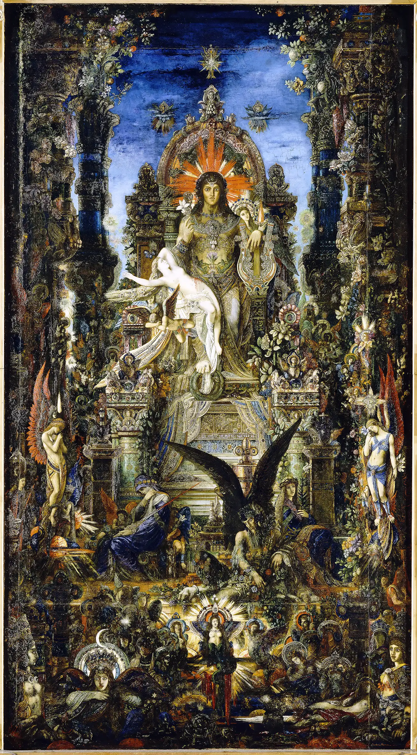 Gustave Moreau - Jupiter and Semele (1894-95)