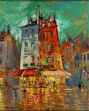 Konstantin Korovin - Nächtliches Paris (1861-1939)