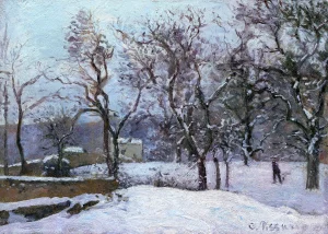 Camille Pissarro - Snow at Louveciennes (c.1870)