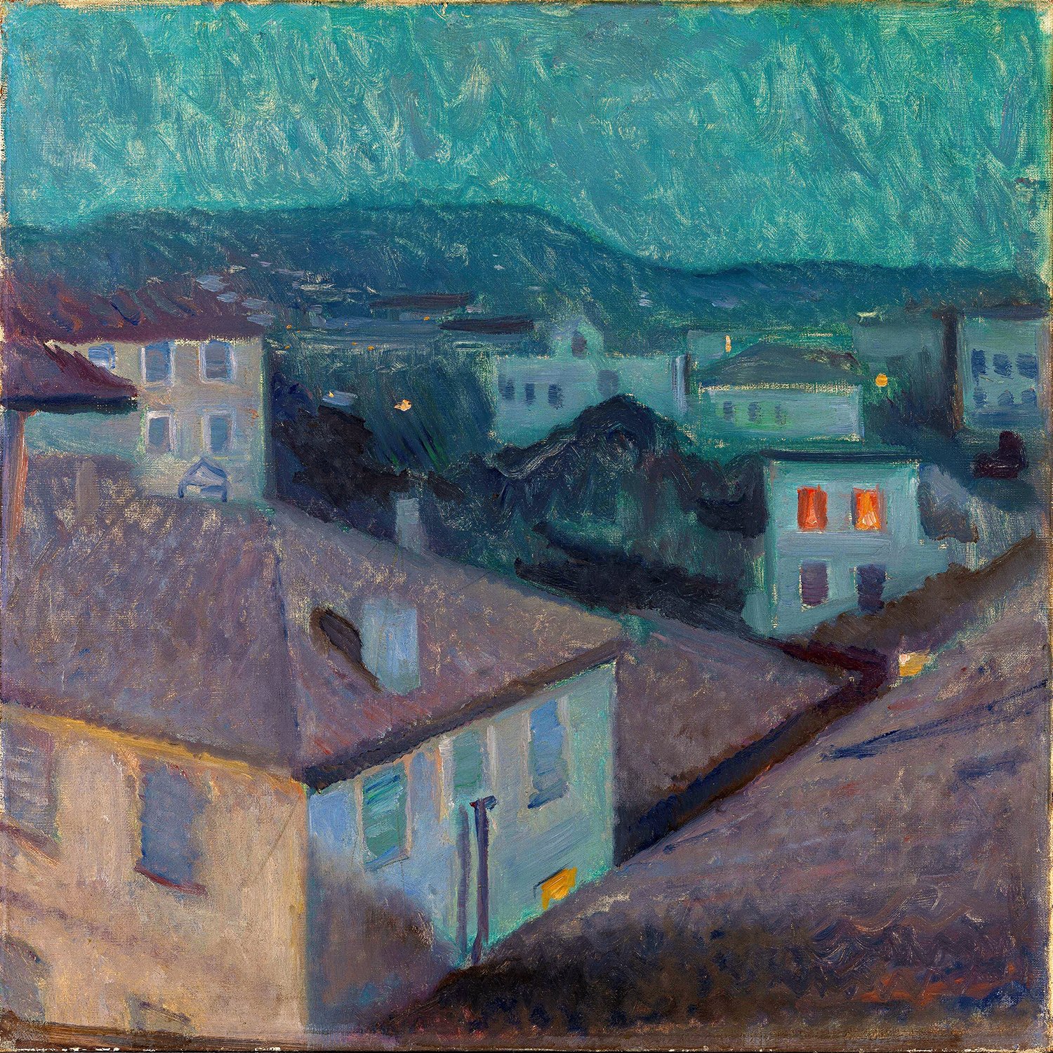 Edvard Munch - Night in Nice (1891)