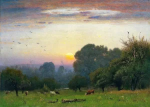 George Inness - Morning (1878)