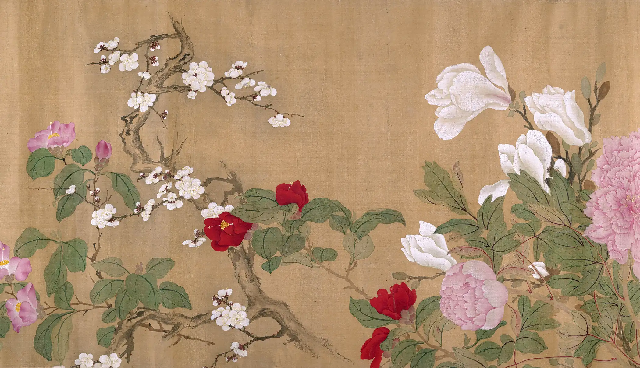 Yun Shouping - One Hundred Flowers (1700s)
