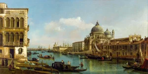 Bernardo Bellotto - View of the Grand Canal (c.1743)