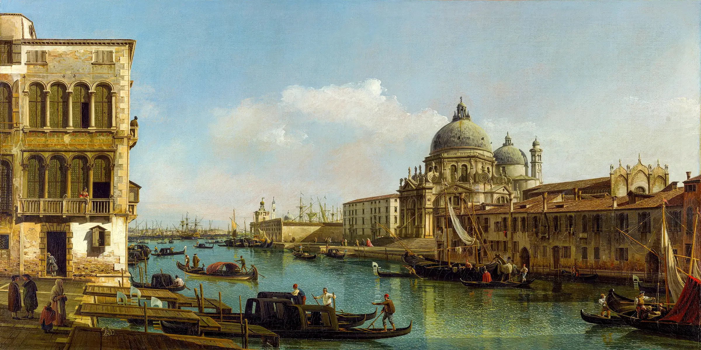 Bernardo Bellotto - View of the Grand Canal (c.1743)