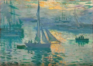 Claude Monet - Sunrise (Marine) (1872-73)