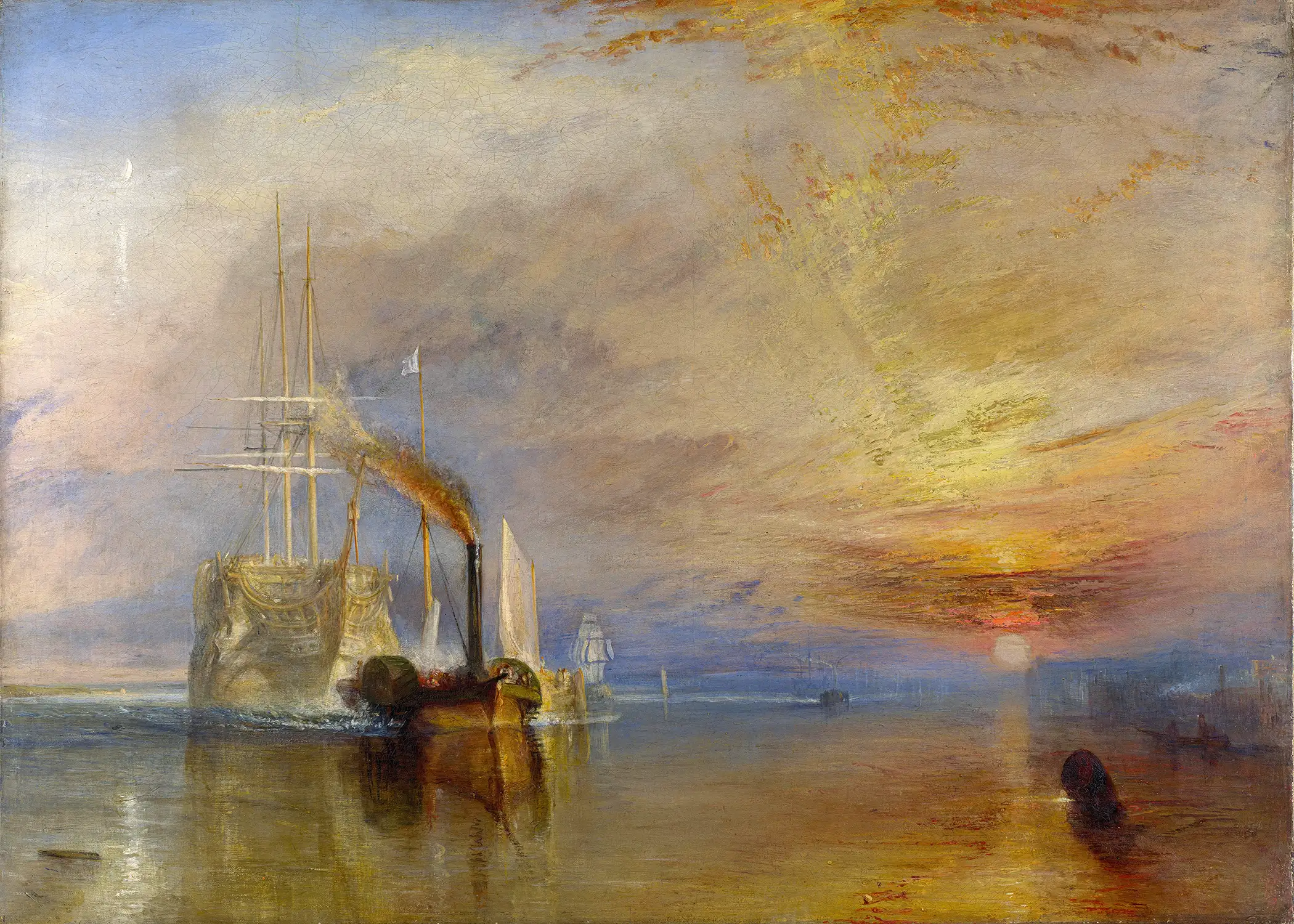 J.M.W Turner - The Fighting Temeraire (1839)