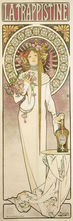 Alphonse Mucha - La Trappistine (1896)
