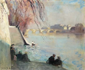 Jules-René Hervé - La Seine au Pont Neuf (c.1940)