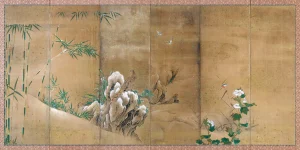 Kano Sanboku - Birds and Flowers of the Four Seasons (1600s)