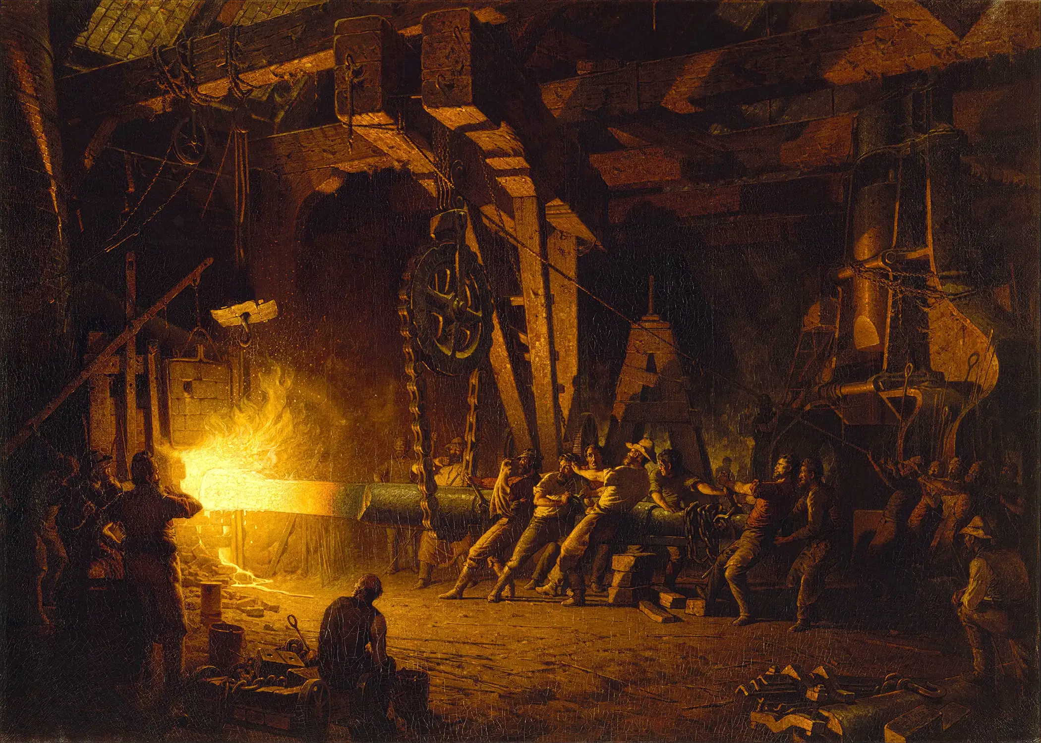 John Ferguson Weir - Forging the Shaft (1874-77)