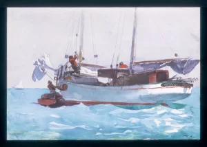 Winslow Homer - Taking on Wet Provisions (1903)