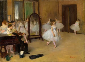 Edgar Degas - The Dancing Class (c.1870)