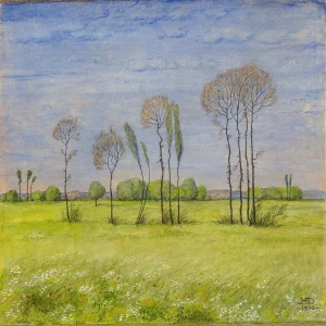 Hermann Dumler - Landscape in Spring (1910)