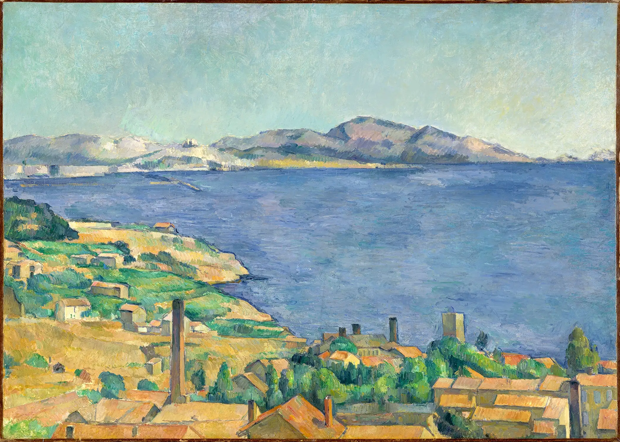 Paul Cézanne - The Gulf of Marseilles Seen from L'Estaque (c.1885)