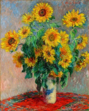 Claude Monet - Bouquet of Sunflowers (1881)