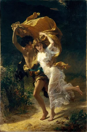 Pierre-Auguste Cot - The Storm (1880)