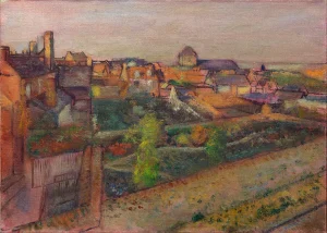 Edgar Degas - View of Saint-Valéry-sur-Somme (1896)