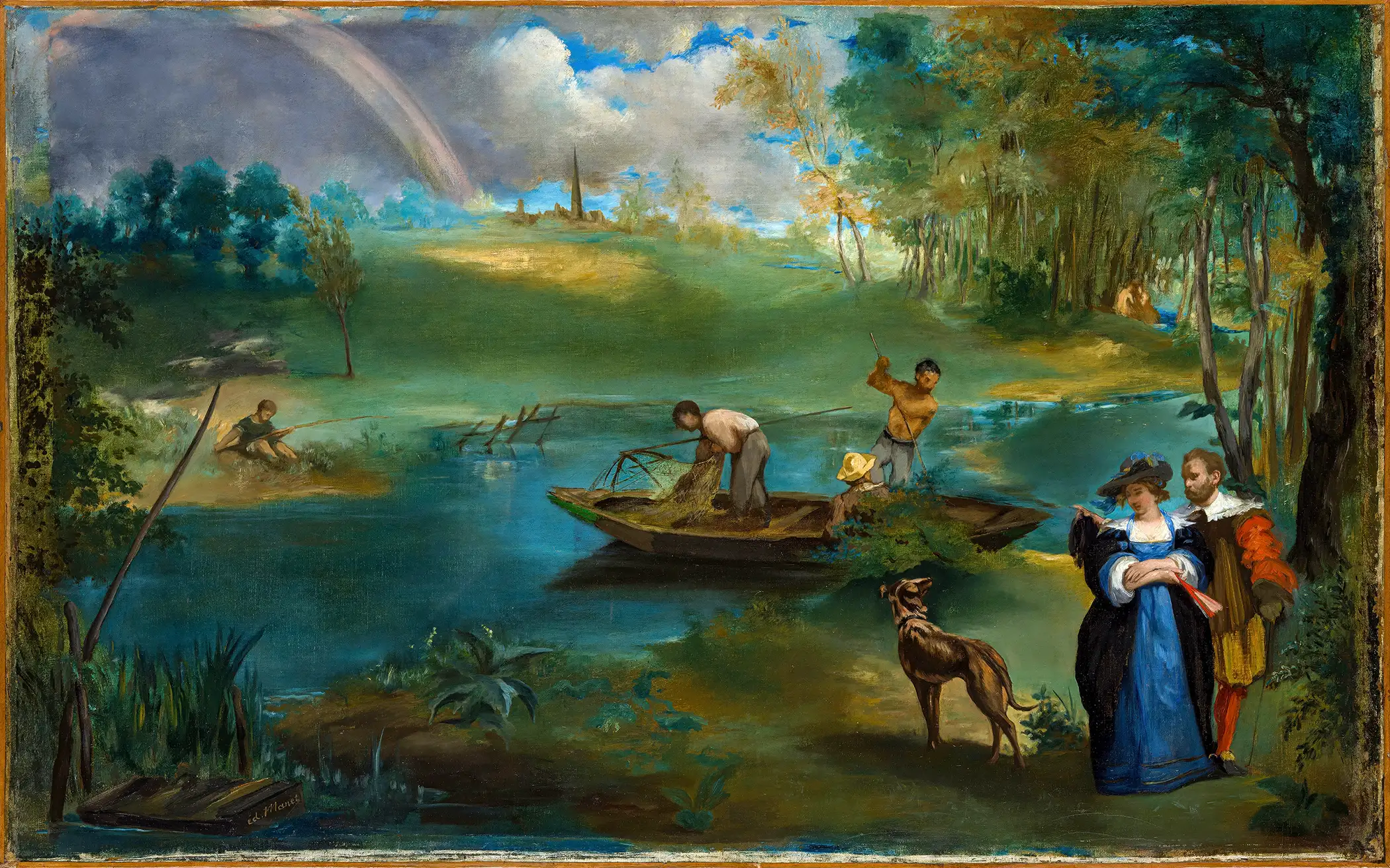 Edouard Manet - Fishing (c.1862)