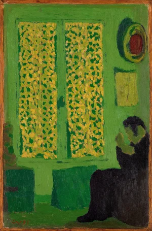 Edouard Vuillard - The Green Interior (1891)