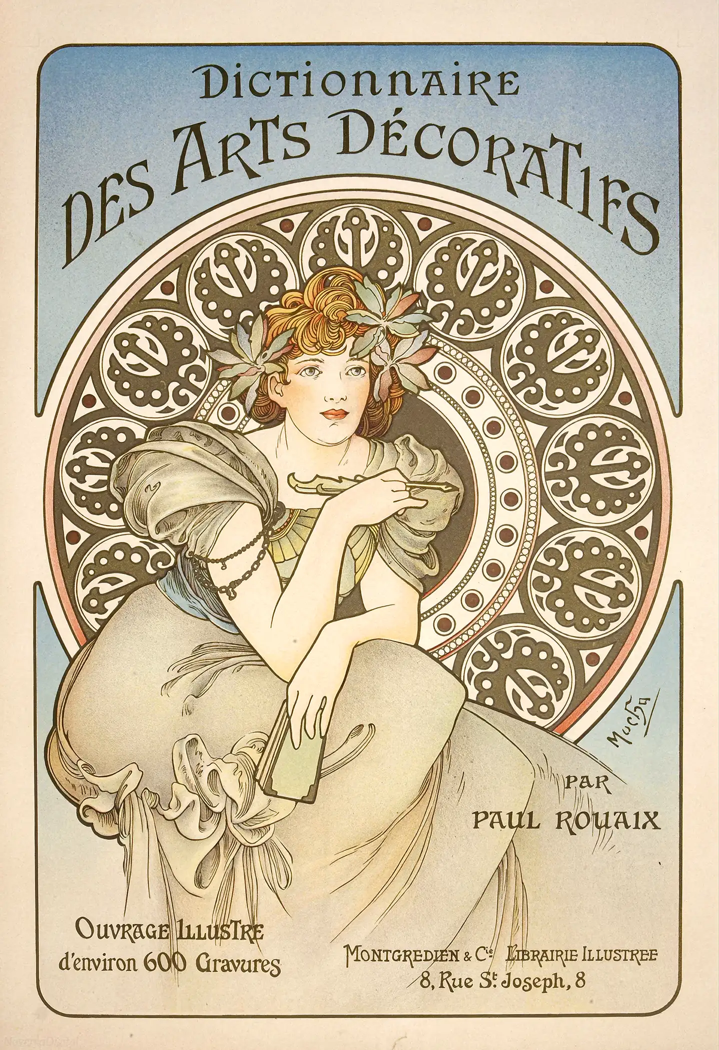 Alphonse Mucha - Dictionnaire des Arts Décoratifs (c.1902)