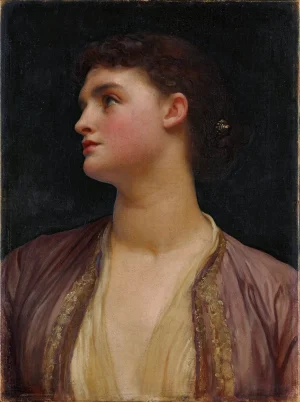 Frederic Leighton - Lucia (1870s)