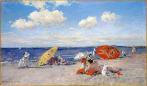 William Merritt Chase - At the Seaside (c.1892)