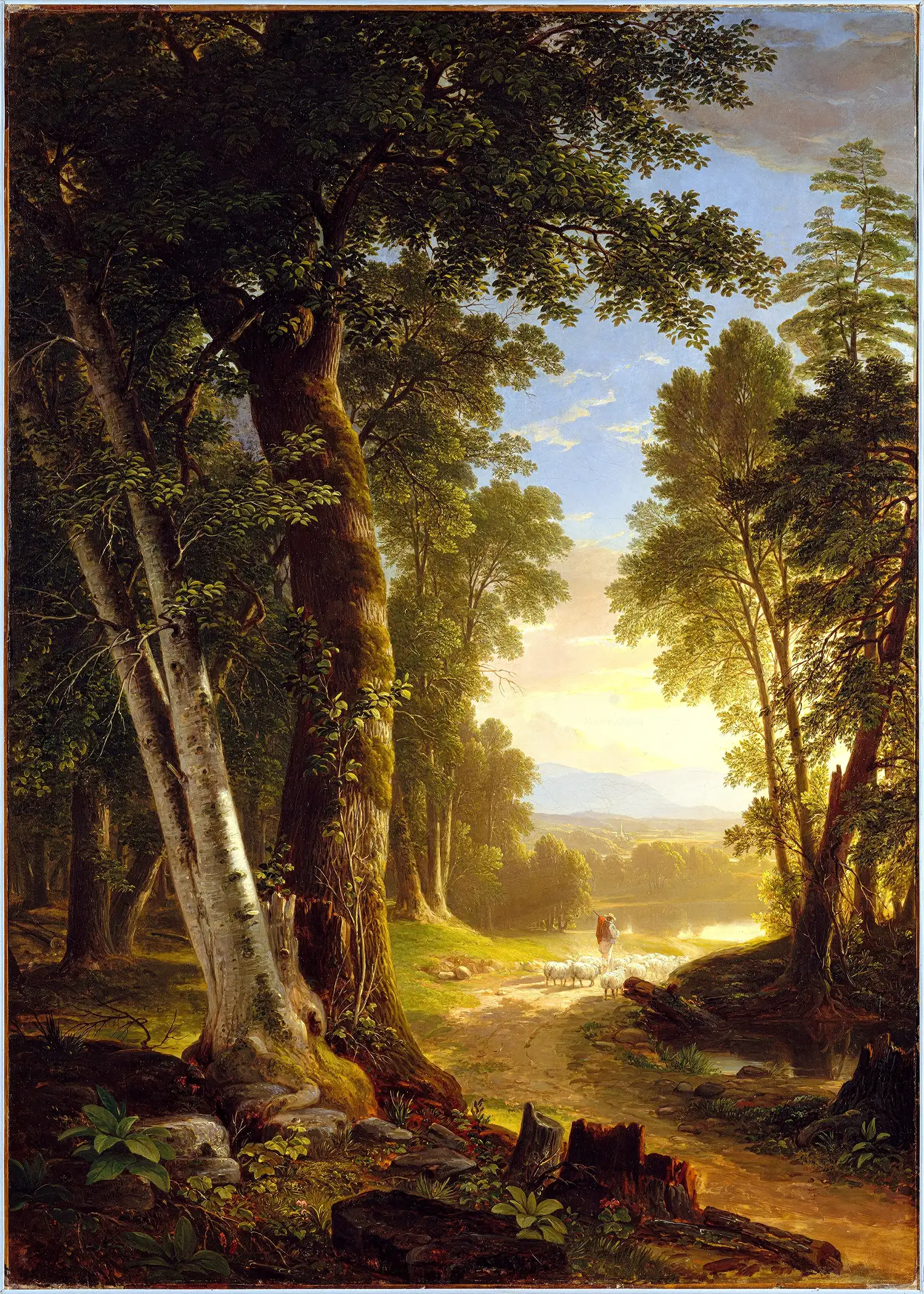 Asher Brown Durand - The Beeches (1845)
