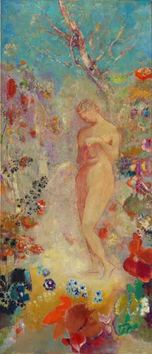 Odilon Redon - Pandora (c.1914)