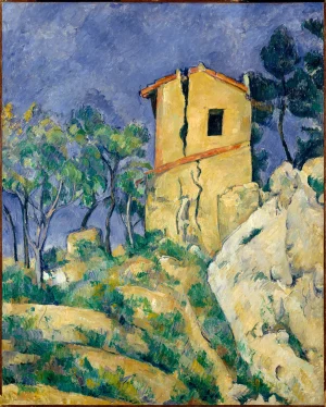 Paul Cézanne - The House with the Cracked Walls (c.1893)