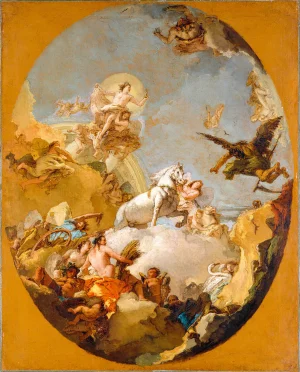 Giovanni Battista Tiepolo - The Chariot of Aurora (1760s)