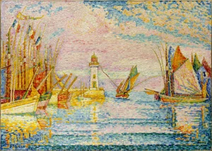 Paul Signac - Lighthouse at Groix (1925)