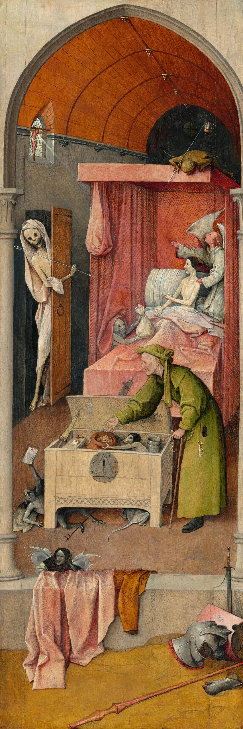 Hieronymus Bosch - Death and the Miser (c.1485)
