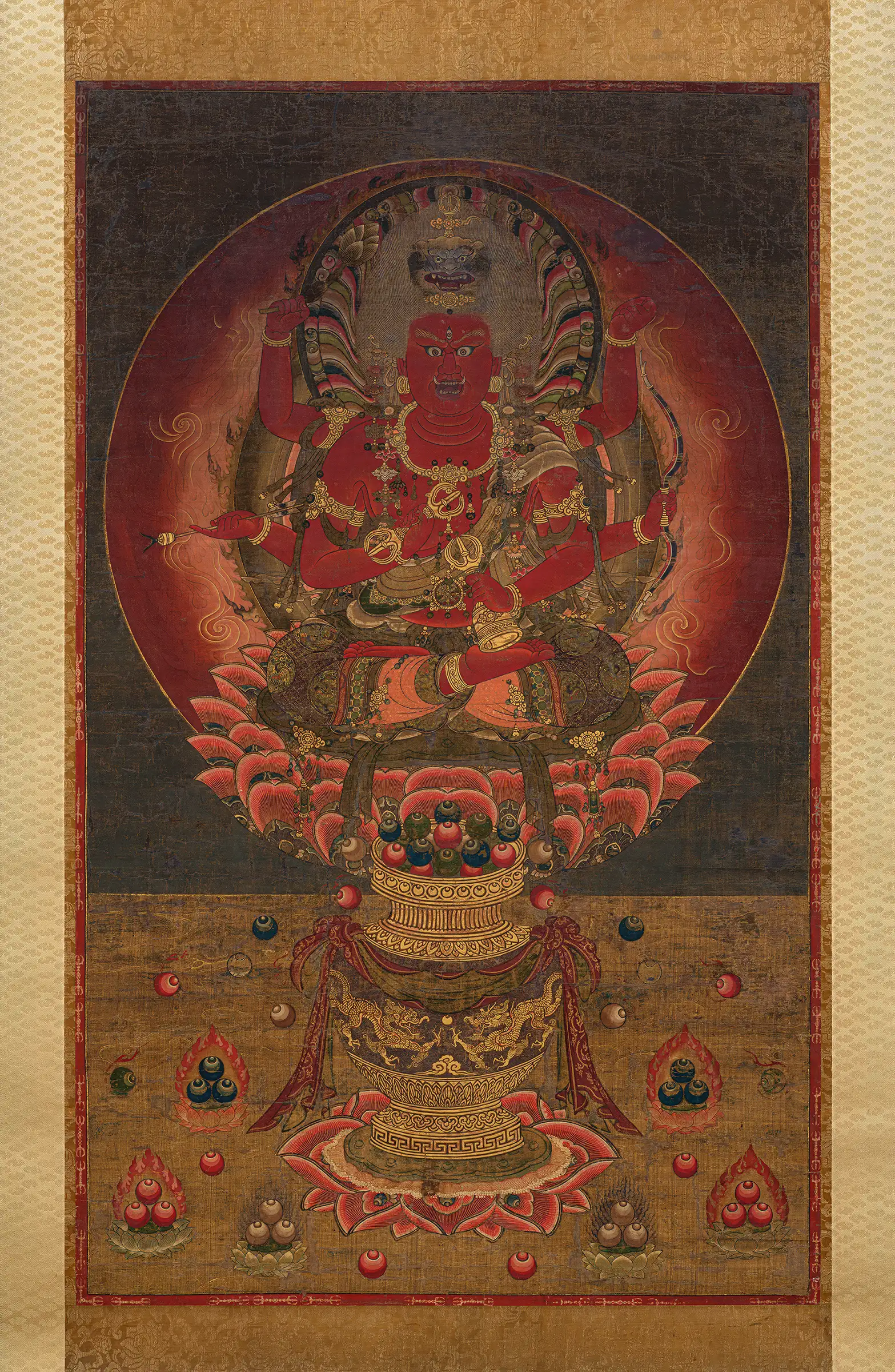 Unknown Artist - The Wisdom King Aizen (Aizen Myōō) (1300s)