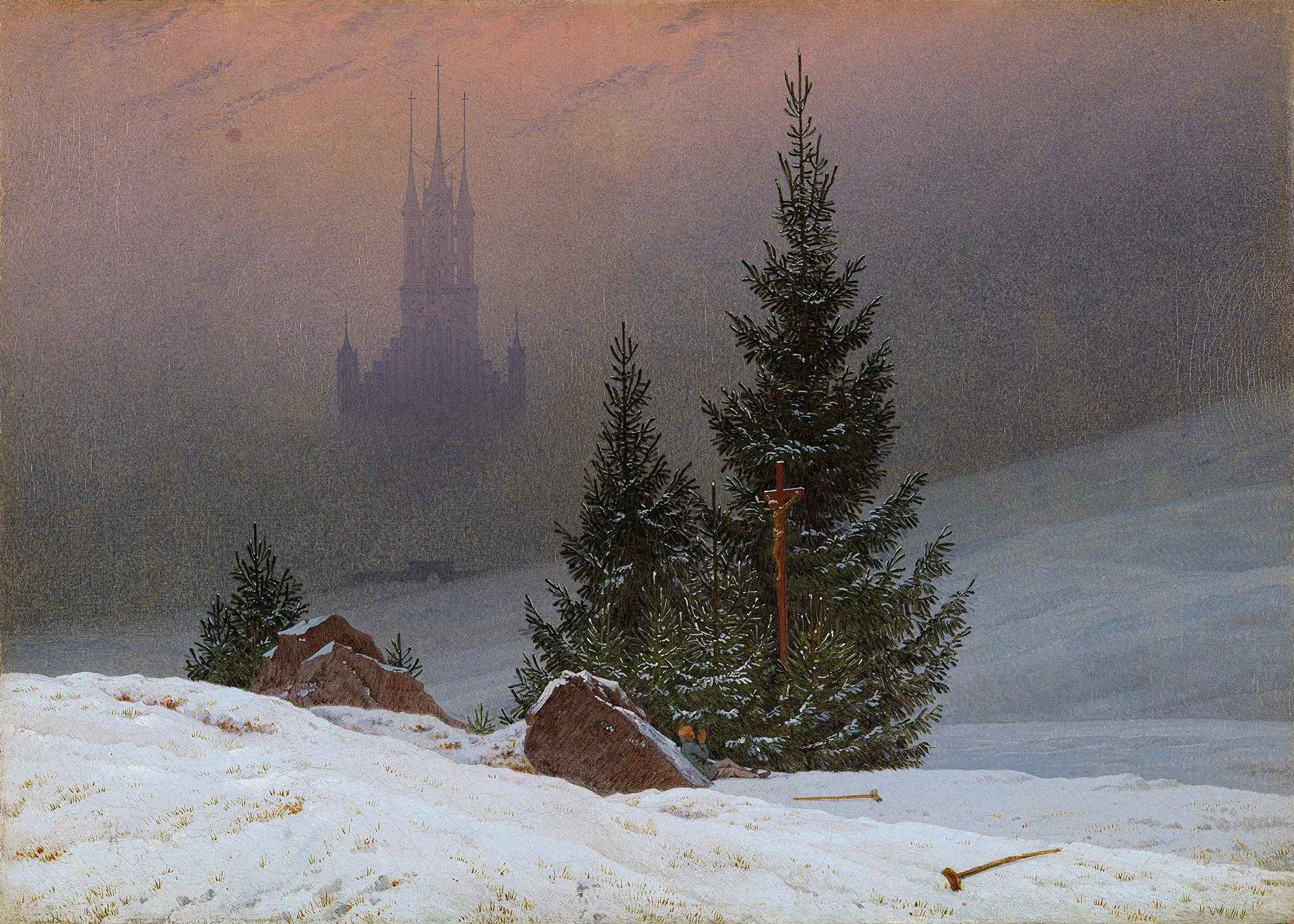Caspar David Friedrich - Winter Landscape (c.1811)