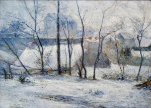 Paul Gauguin - La Neige à Vaugirard II (1879)