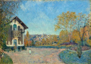 Alfred Sisley - View of Marly-le-Roi from Coeur-Volant (1876)